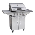 මල නොබැඳෙන වානේ 4 දාහක Propane Gas BBQ